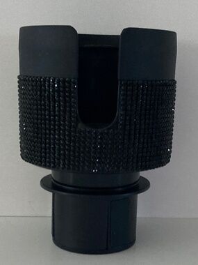 TOMO Black Diamond Car Cup Holder/Holds Larger Bottles & Mugs/$68 RETAIL/NEW